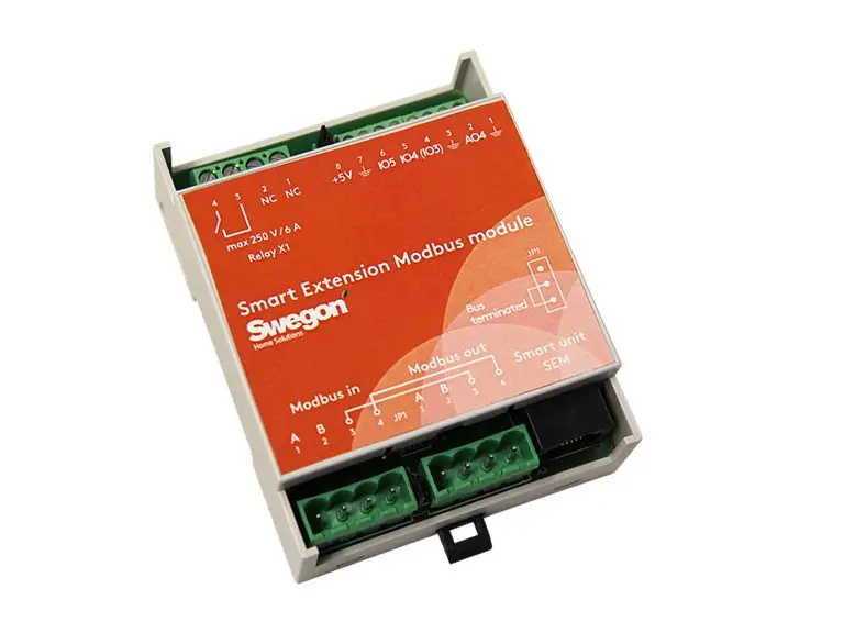 Swegon CASA SEM Modbus ühendusmoodul