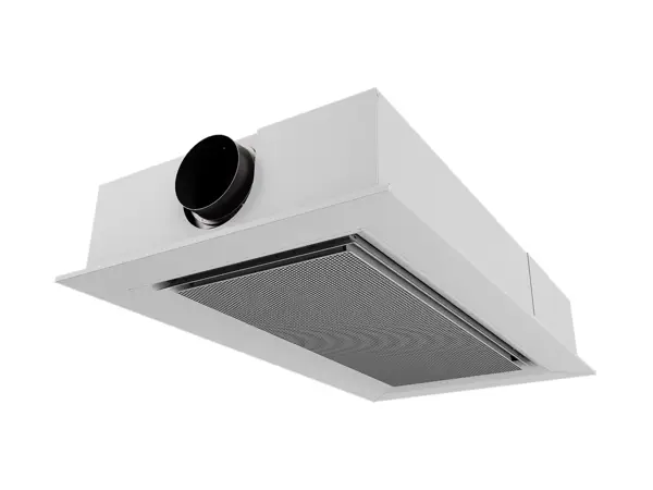 Swegon PARASOL Zenith VAV mugavusmoodul valge esipaneeliga