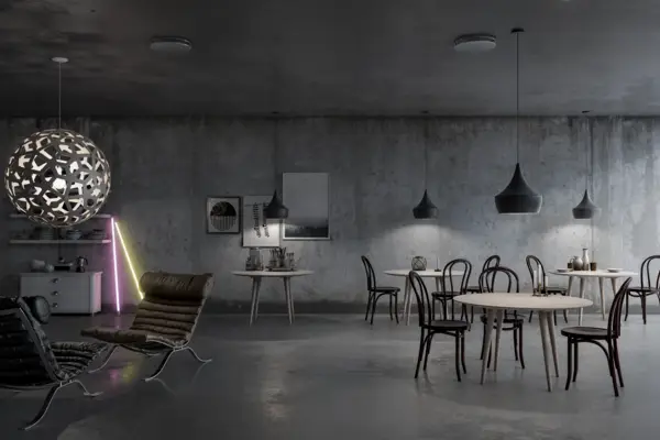 Restoranisaal, mille laes on Swegoni õhujagajad