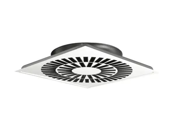 Swegon VIREO Ceiling õhujagaja musta düüsipinnaga
