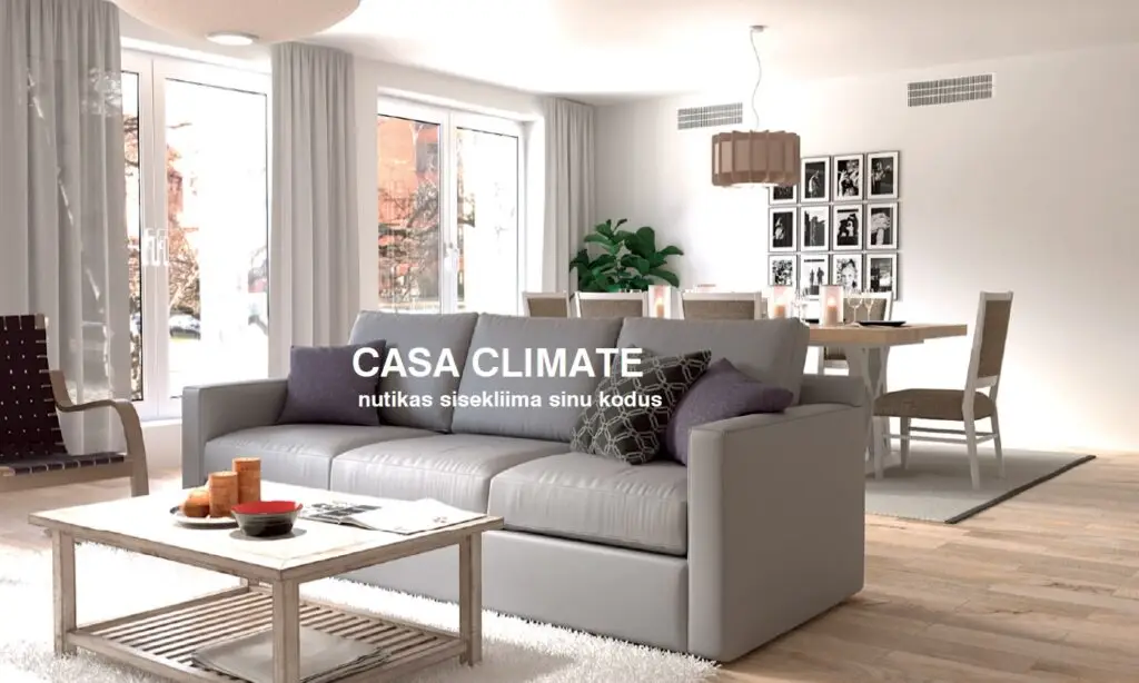 CASA Climate elutoa vaade süsteemi tutvustusega